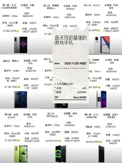 十大好用游戏手机排行榜-十大游戏手机排行榜